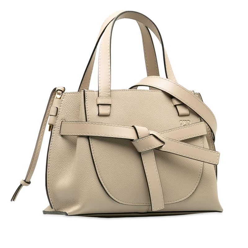 LOEWE ロエベ ゲート ミニ ライトオート グレージュ ショルダー