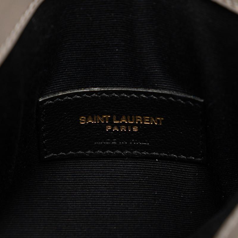 サンローラン アップタウン ハンドバッグ ショルダーバッグ 2WAY 561203 グレー レザー レディース SAINT LAURENT 【中古】｜ginzaparis2｜08