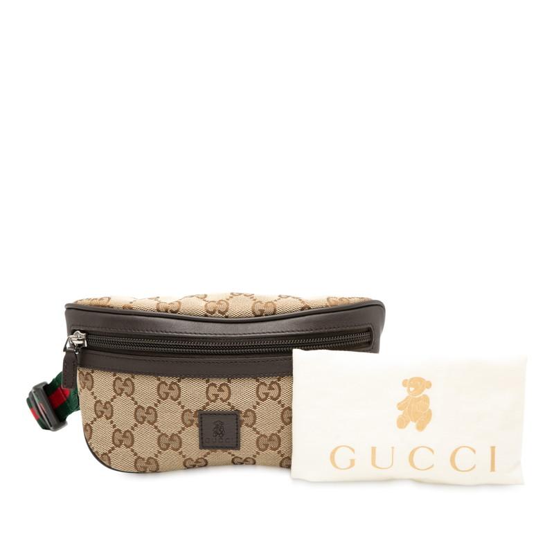 GUCCI グッチ GGキャンバス チルドレンズ ウエストバッグ ボディバッグ