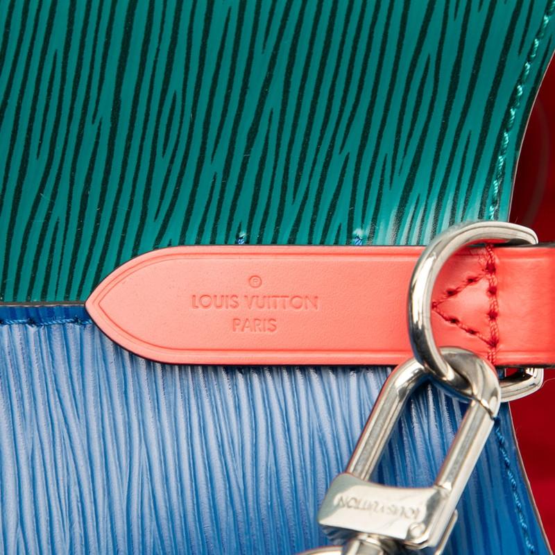ルイ ヴィトン エピ ネオノエ ハンドバッグ ショルダーバッグ 2WAY M55395 ブルー グリーン レッド レザー LOUIS VUITTON 【中古】 LOUIS VUITTON（ルイ・ヴィトン） ルイ ヴィトン エピ ネオノエ