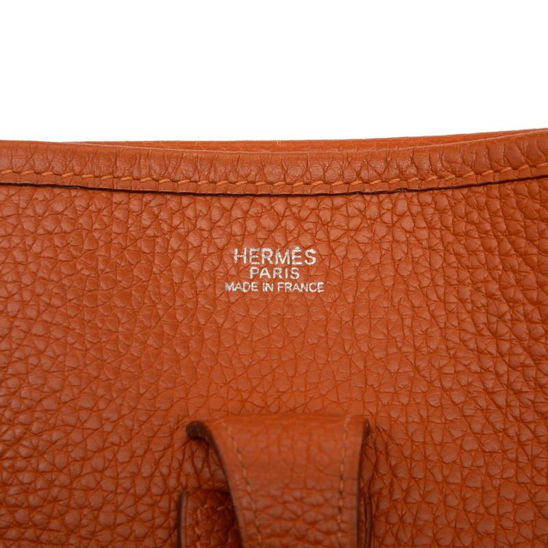 HERMES（エルメス） エブリン 2 ドゥ PM ショルダーバッグ オレンジ