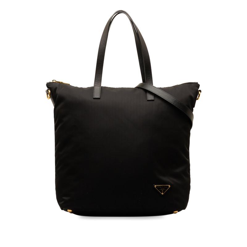 PRADA プラダ 三角ロゴプレート トートバッグ ショルダーバッグ 2WAY 