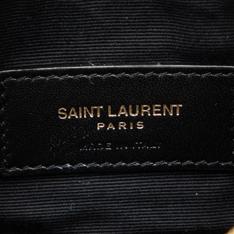 サンローラン モノグラム カサンドラ ベビー ミニ チェーン ショルダーバッグ  ベージュ ゴールド レザー SAINT LAURENT 【中古】｜ginzaparis2｜07