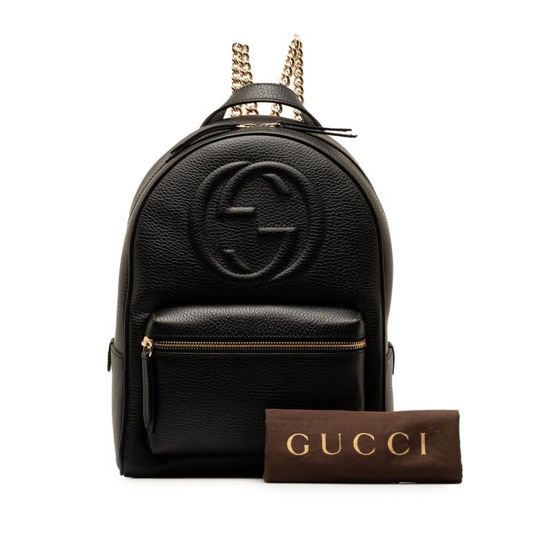 GUCCI グッチ インターロッキングG ソーホー チェーン リュック GUCCI グッチ インターロッキングG ソーホー チェーン リュック