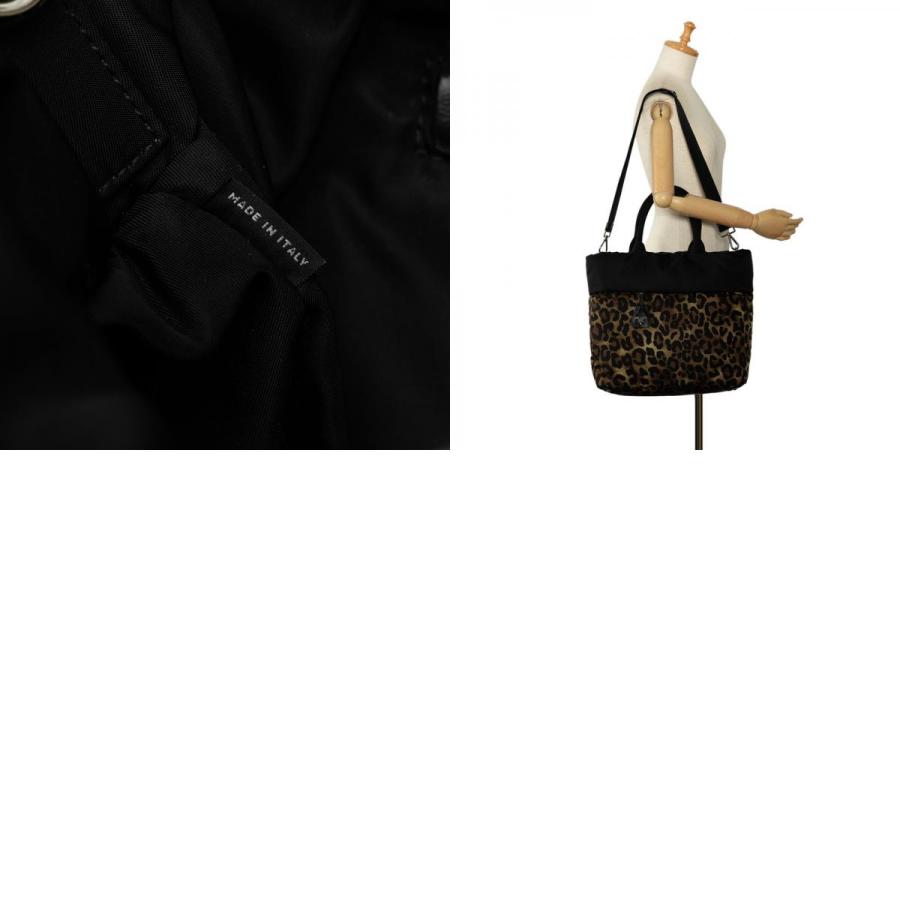 PRADA プラダ 三角ロゴプレート リバーシブル レオパード ヒョウ PRADA プラダ 三角ロゴプレート リバーシブル レオパード ヒョウ