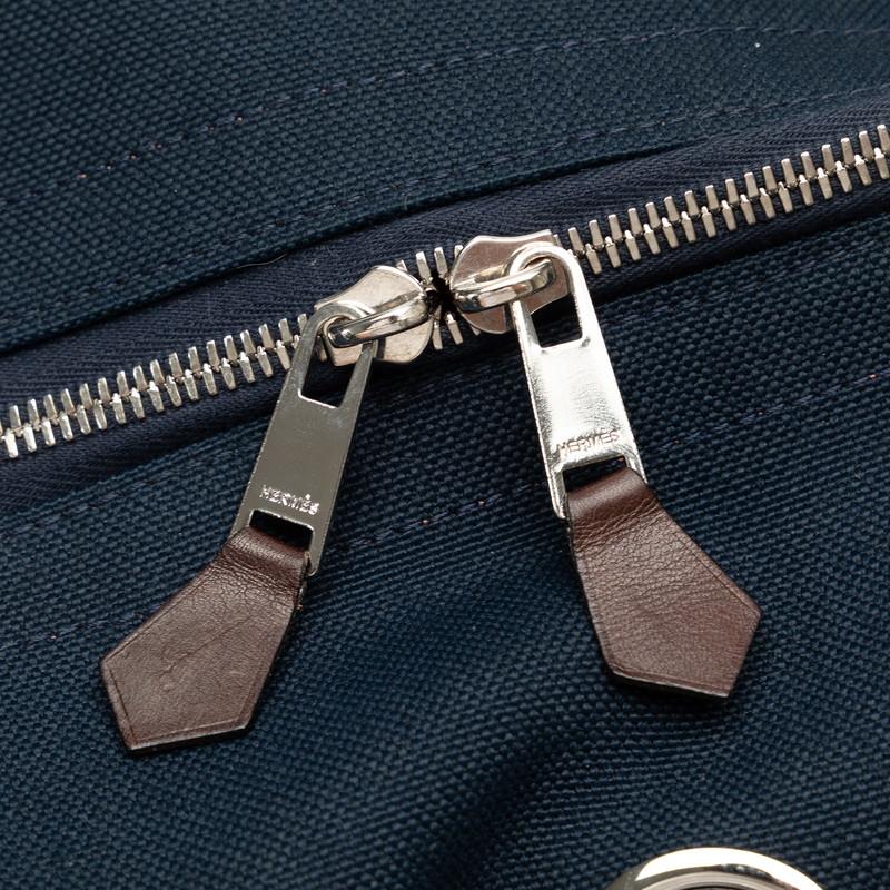 HERMES エルメス 犬用 ペットキャリーバッグ ネイビー ブラウン