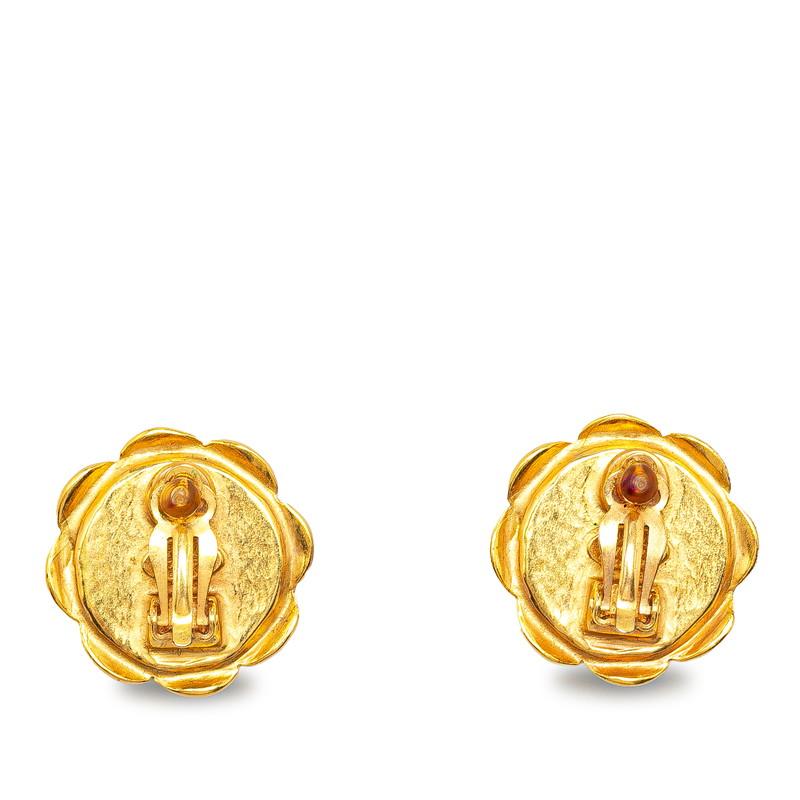 CHANEL シャネル　フラワー ココマーク イヤリング CHANEL（シャネル） ココマーク フラワー モチーフ イヤリング