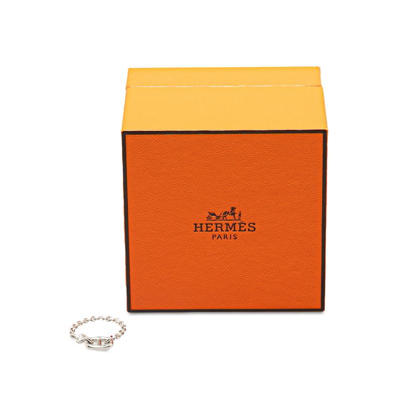 HERMES エルメス シェーヌダンクル チェーン リング 指輪 #50 HERMES エルメス シェーヌダンクル チェーン リング 指輪 #50