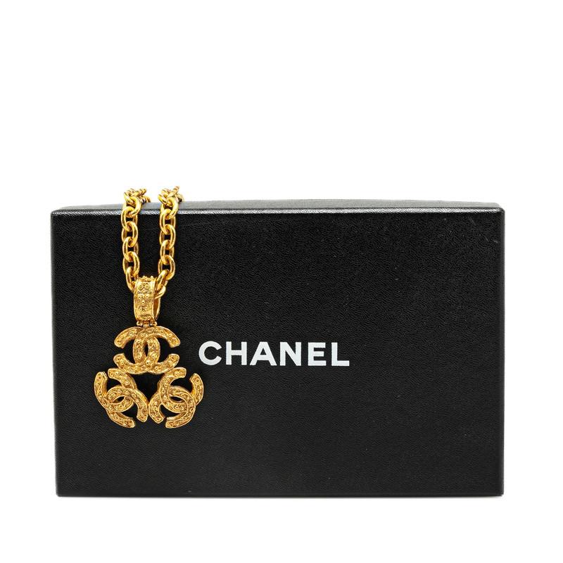 CHANEL シャネル ヴィンテージ トリプルココマーク ネックレス CHANEL シャネル ヴィンテージ トリプルココマーク ネックレス