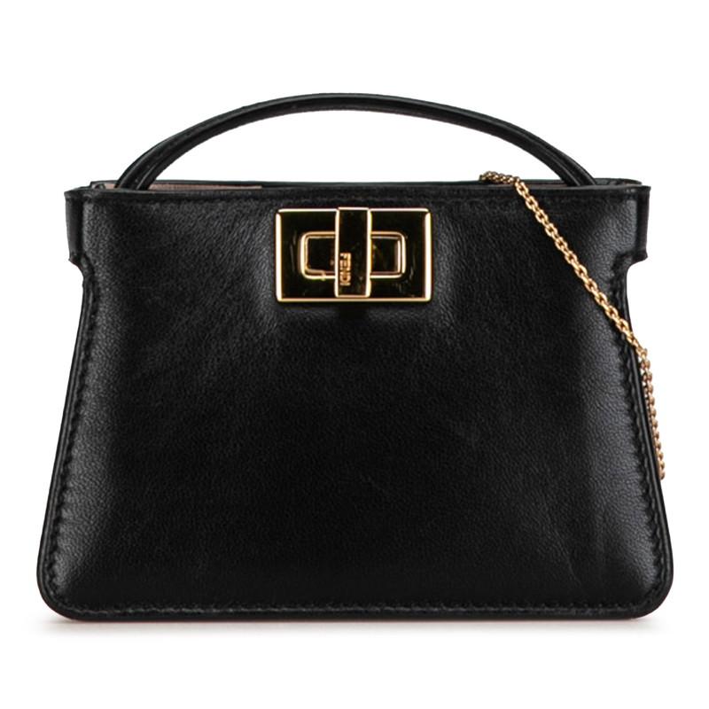 FENDI フェンディ ナノ ピーカブー チェーン ミニショルダー FENDI フェンディ ナノ ピーカブー チェーン ミニショルダー