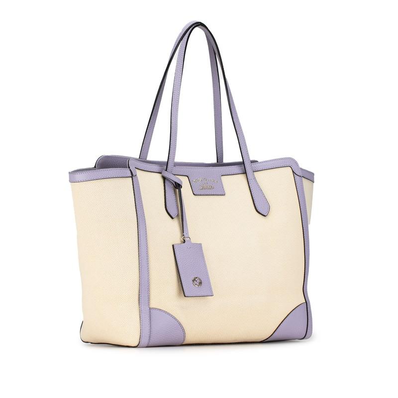 GUCCI（グッチ） スウィング トートバッグ 354397 ベージュ パープル 