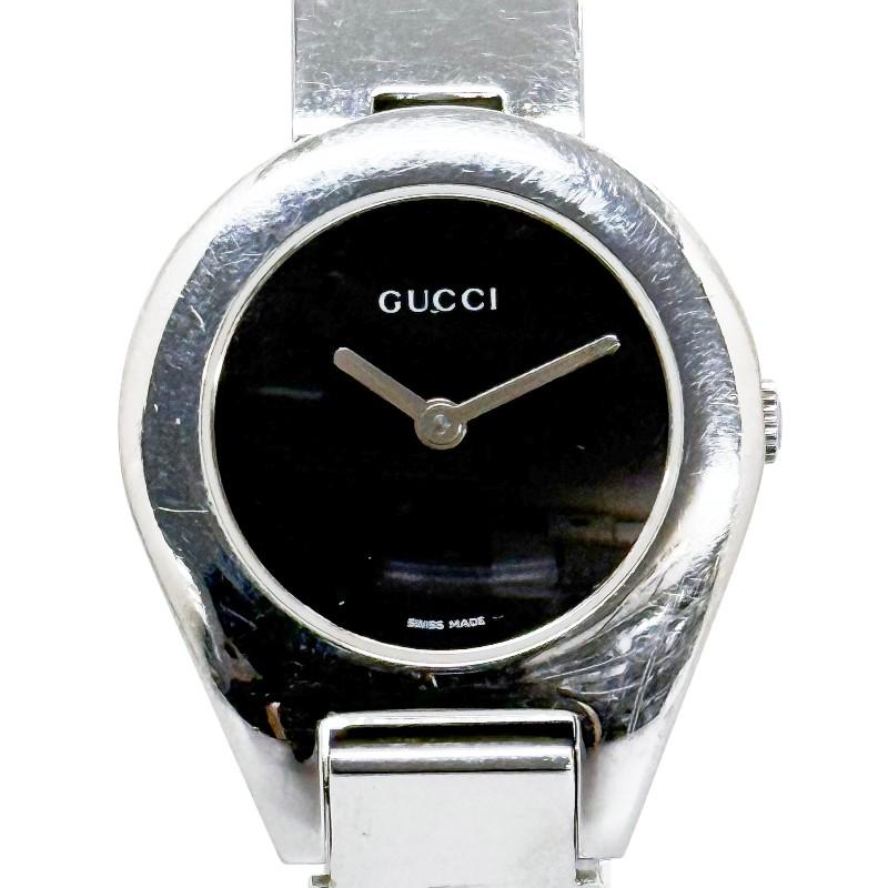 GUCCI グッチ 腕時計 ブレスウォッチ 6700L クオーツ ブラック文字盤 
