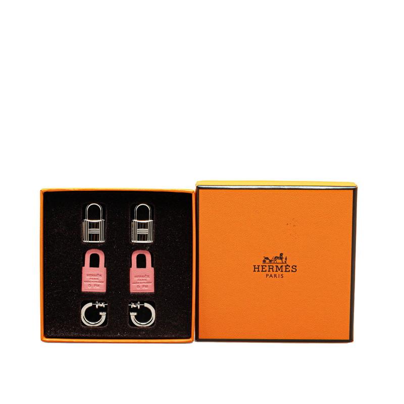 HERMES（エルメス） オーケリーPM カデナモチーフ ピアス ローズアザレ 