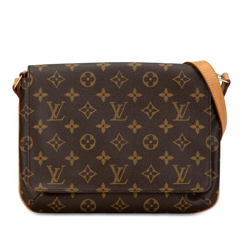 ルイ ヴィトン モノグラム ミュゼット タンゴ ショート ショルダーバッグ M51257 ブラウン PVC レザー レディース LOUIS VUITTON【中古】 LOUIS VUITTON（ルイ・ヴィトン） ルイ ヴィトン モノグラム
