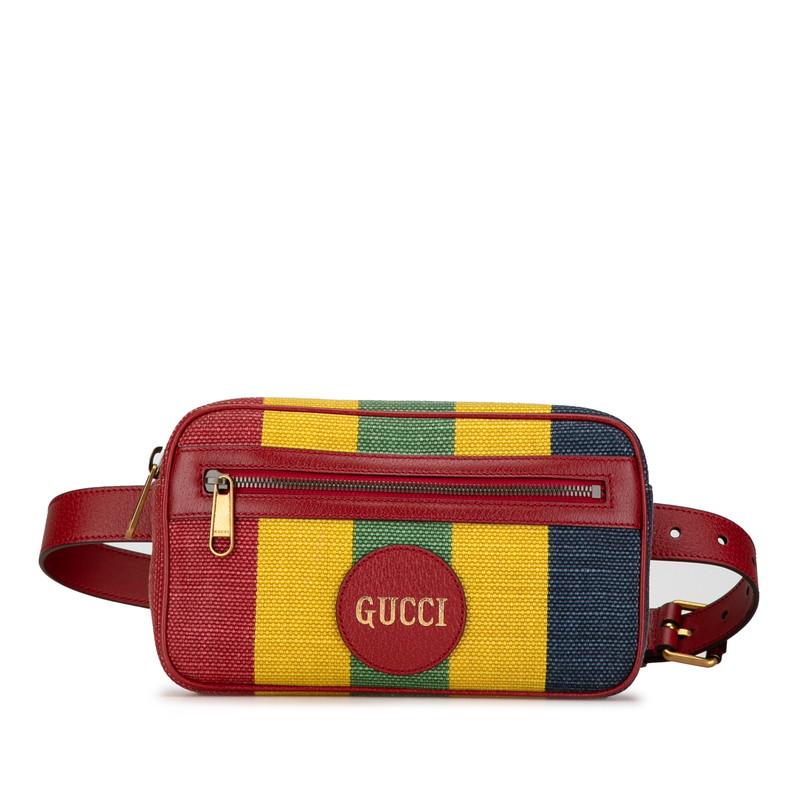 グッチ バイアデラ ボディバッグ ウエストバッグ 625895 マルチカラー キャンバス レザー レディース GUCCI 【中古】 GUCCI（グッチ） バイアデラ ウエストバッグ ボディバッグ 625895