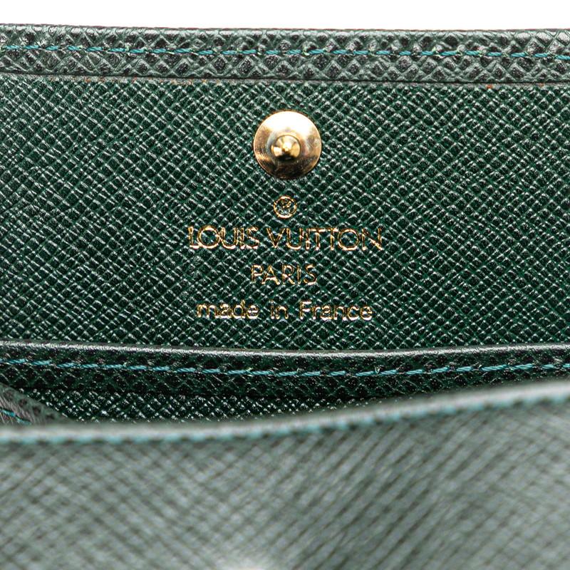 ルイヴィトン　タイガ　エピセア　ポルトモネボワット　ケース　ダークグリーン LOUIS VUITTON（ルイ・ヴィトン） ルイ ヴィトン タイガ ポルトモネ
