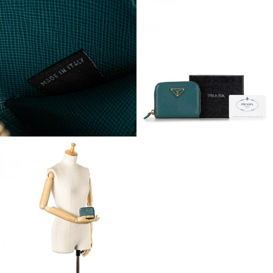 PRADA プラダ 三角ロゴプレート サフィアーノ コインケース PRADA プラダ 三角ロゴプレート サフィアーノ コインケース