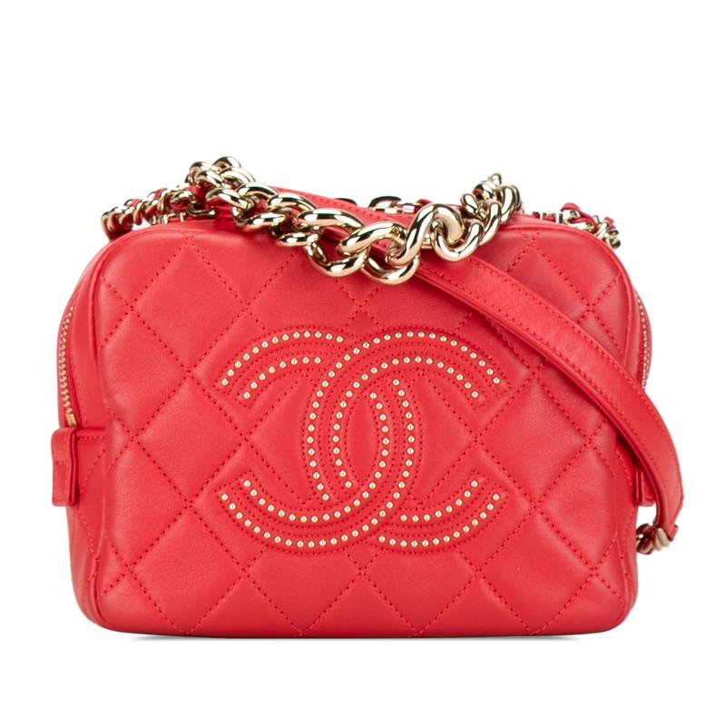 CHANEL シャネル マトラッセ ココマーク スタッズ チェーン CHANEL シャネル マトラッセ ココマーク スタッズ チェーン