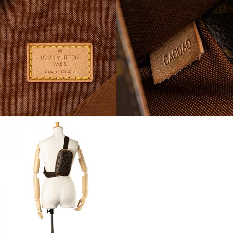 LOUIS VUITTON ルイ ヴィトン モノグラム ポシェットガンジュ ボディ  