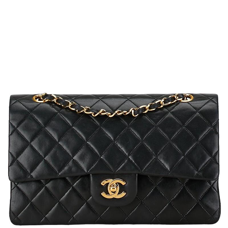 CHANEL シャネル/マトラッセ/ダブルフラップ25チェーンショルダー/黒/ゴールド金具/A01112/297****/ABランク/84【中古】 CHANEL（シャネル） （中古）シャネル マトラッセ 25 2way Wフラップ W