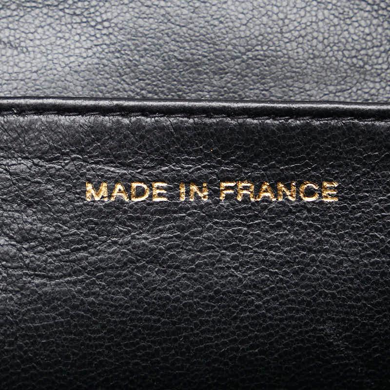 CHANEL シャネル マトラッセ ココマーク ハンドバッグ ブラック CHANEL シャネル マトラッセ ココマーク ハンドバッグ ブラック