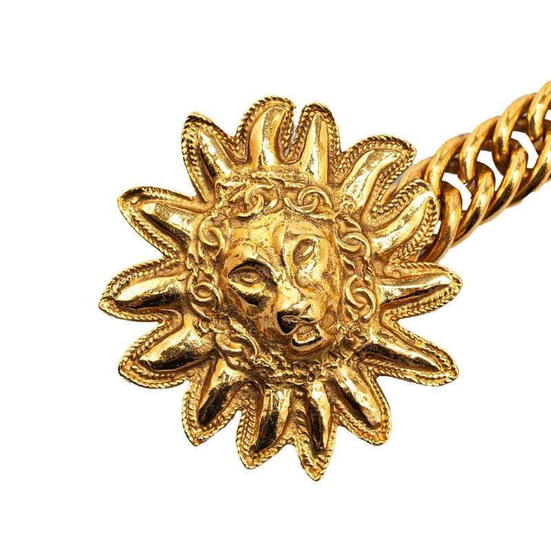 美品 シャネル ヴィンテージ ココマーク ライオン サン 太陽 モチーフ