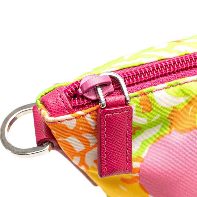 PRADA プラダ 三角ロゴ 花 フラワー モチーフ トートバッグ ショルダー  