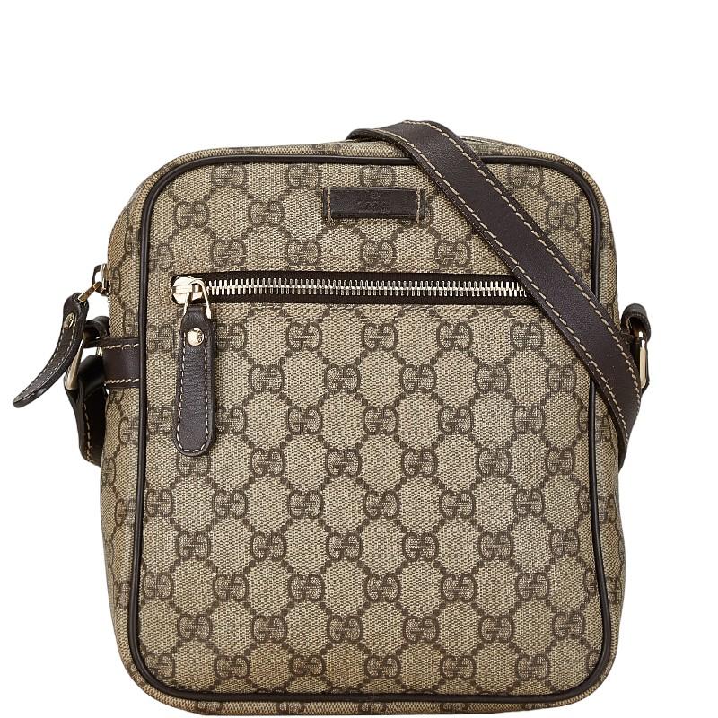 GUCCI（グッチ） GGスプリーム ショルダーバッグ 233268 カーキ