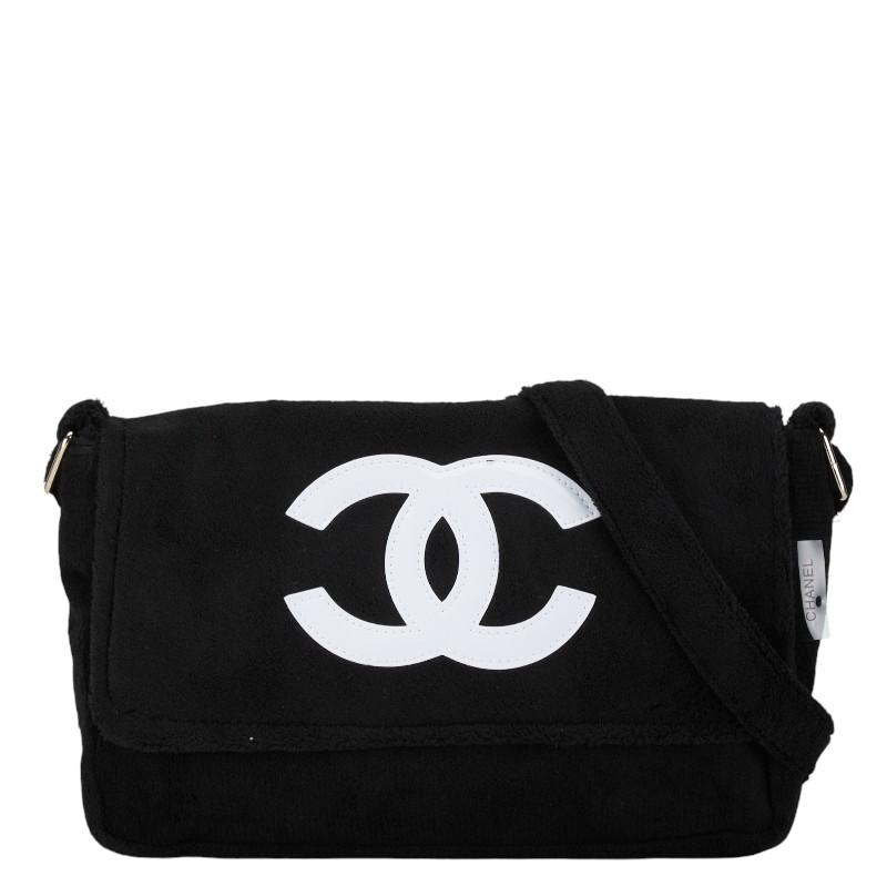 未使用美品 CHANEL ノベルティ ショルダーバッグ タンバリンバッグ 黒 新品未使用品】CHANEL ノベルティ ショルダーバック ブラック 黒