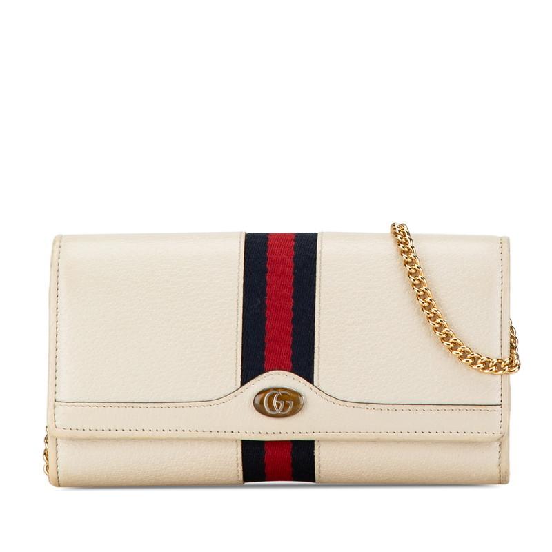 GUCCI（グッチ） GGチェーンウォレット ウェビングライン チェーン 