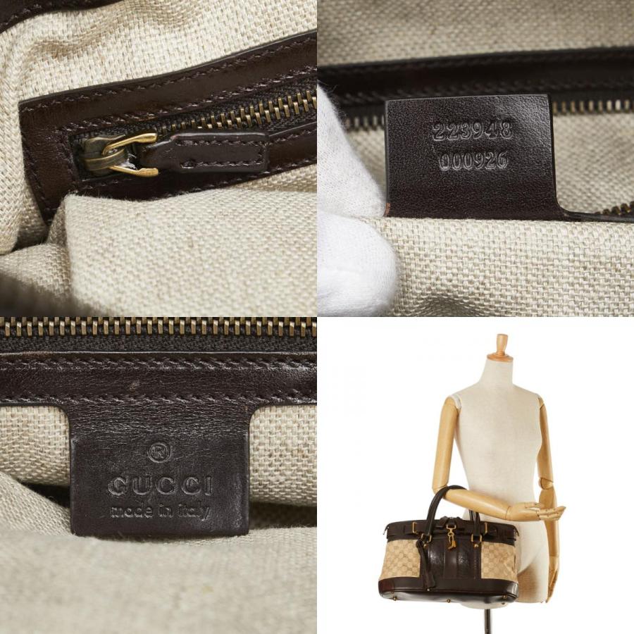GUCCI（グッチ） GGキャンバス ボディバッグ 223948 ブラウン
