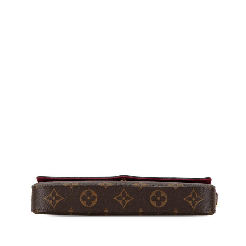 【美品】  Louis Vuitton / ルイヴィトン | M81896 / ポシェット・フェリシー モノグラム チェーンショルダー バッグ | ブラウン | レディース ルイ・ヴィトン LOUIS VUITTON ポシェット・フェリシー M81896