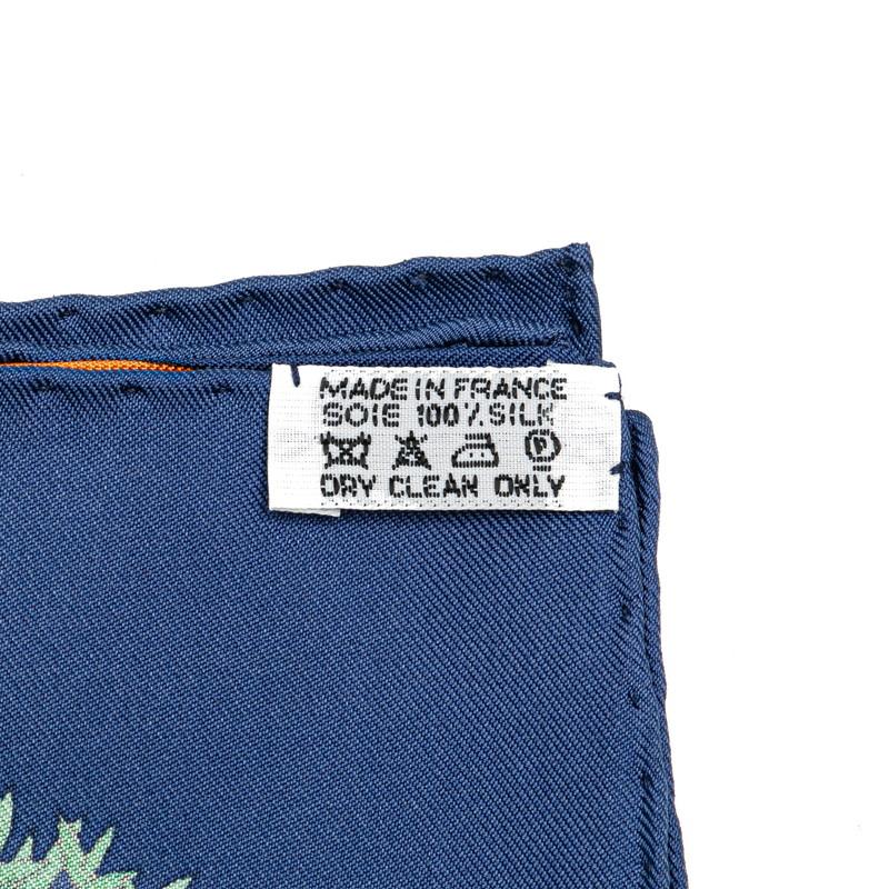 HERMES エルメス カレ90 Paridaiza パラダイス スカーフ ブルー HERMES エルメス カレ90 Paridaiza パラダイス スカーフ ブルー