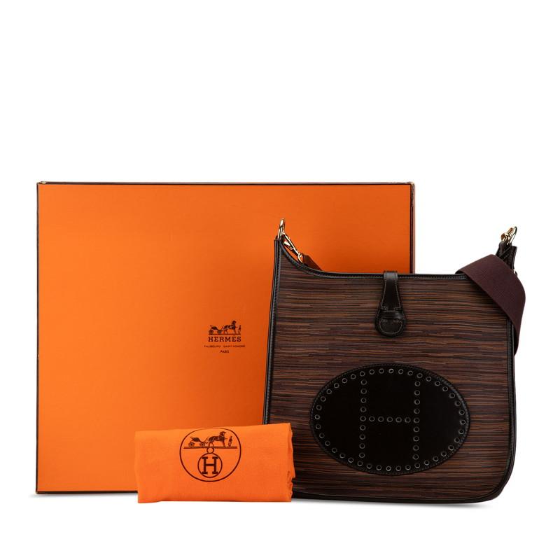 HERMES（エルメス） エブリンPM ショルダーバッグ ブラウン マルチ