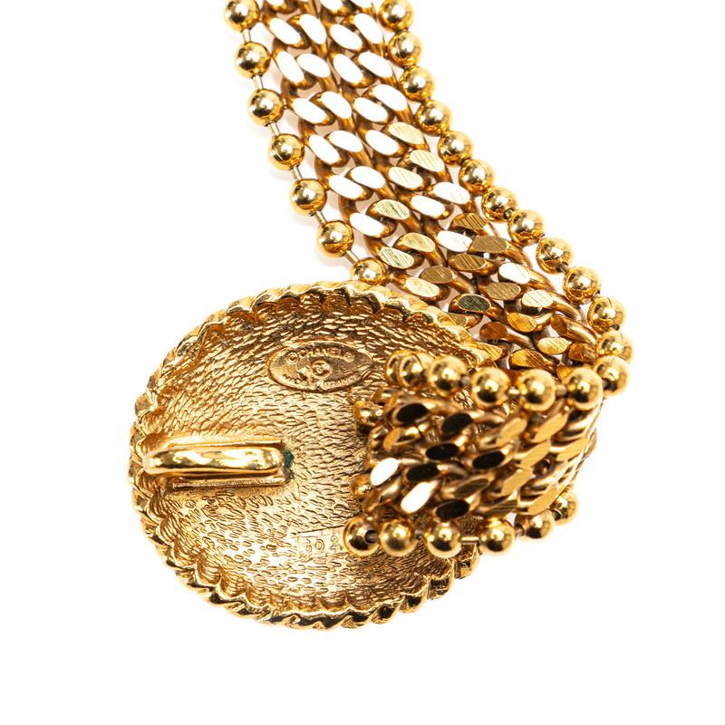 シャネル CHANEL ベルト エンジェル ヴィンテージ ナイト 馬 天使 1990 チェーンベルト ゴールド CHANEL - シャネル CHANEL ベルト エンジェル ヴィンテージ ナイト 馬