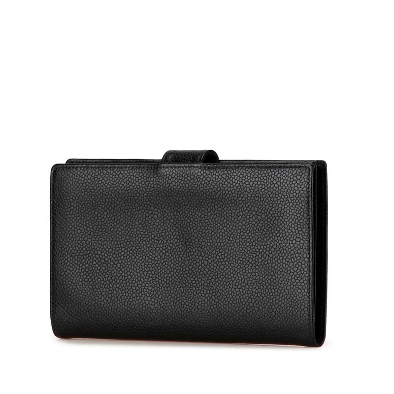 〇〇CHANEL シャネル キャビアスキン ココマーク 長財布 A13498 ブラック CHANEL（シャネル） ココマーク 長財布 A13498 ブラック キャビア