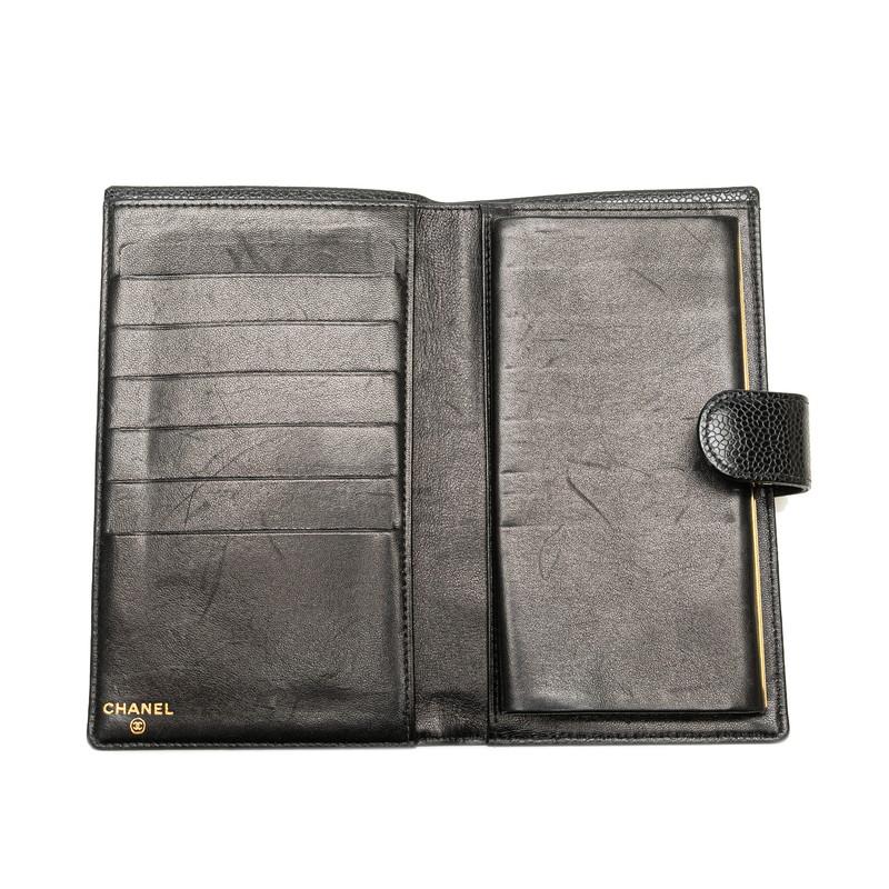 〇〇CHANEL シャネル キャビアスキン ココマーク 長財布 A13498 ブラック CHANEL（シャネル） ココマーク 長財布 A13498 ブラック キャビア