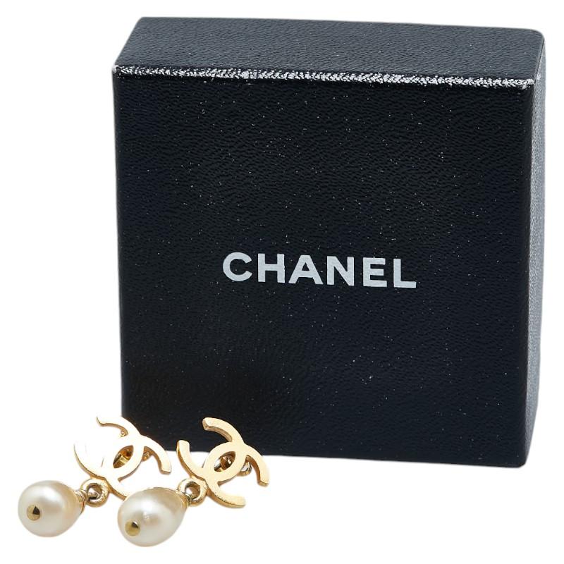 CHANEL シャネル ヴィンテージ ココマーク ティアドロップ スイング 
