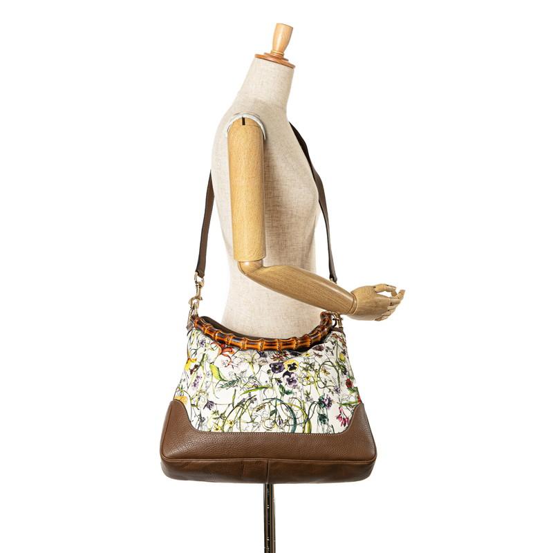 GUCCI バンブー 2WAYバッグ ハンドバッグ ショルダーバッグ フローラ ラグジュアリーブランド【GUCCI/グッチ】フローラバンブー2WAY