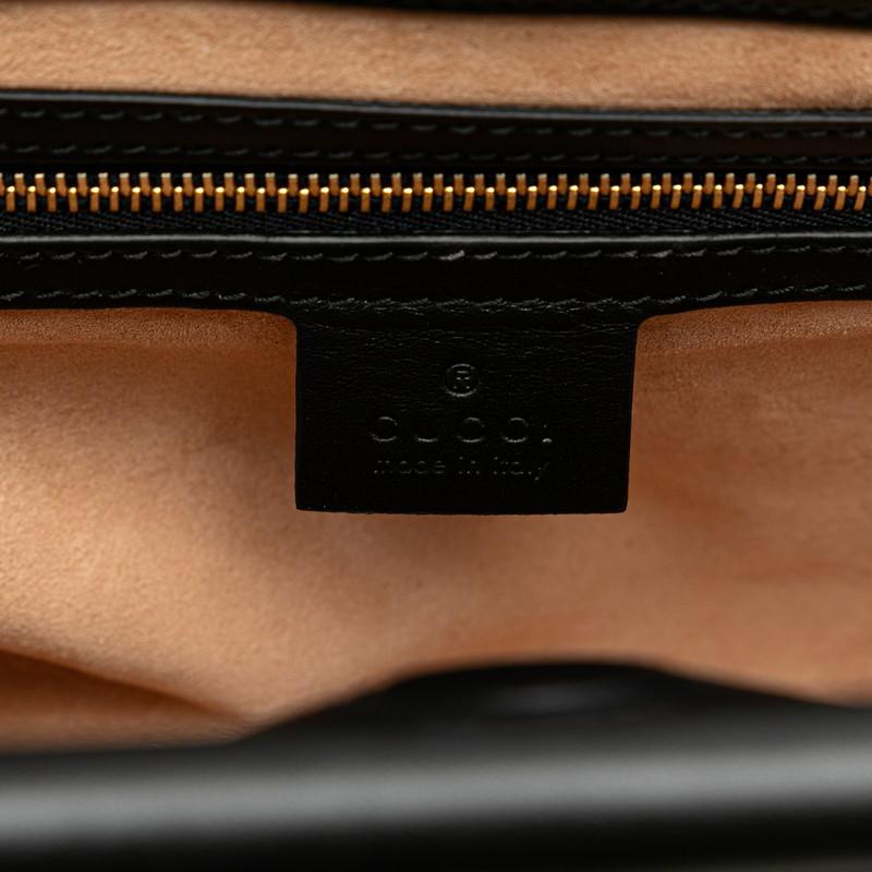 GUCCI（グッチ） ニムフェア バンブー レオパード ハンドバッグ