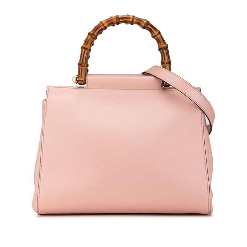 GUCCI グッチ ニムフェア スモール バンブー ハンドバッグ ショルダー 