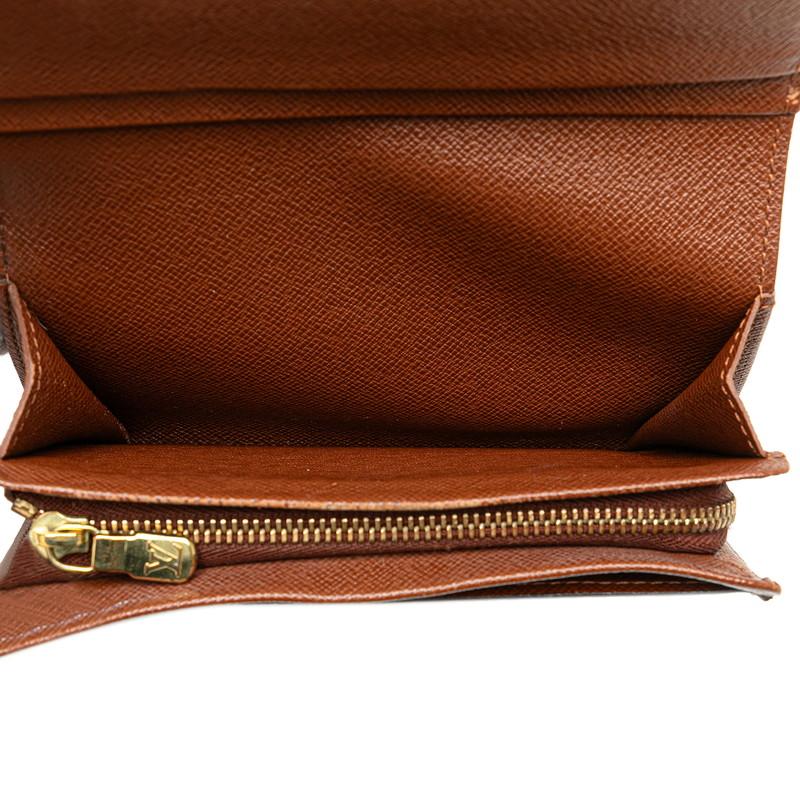 ルイヴィトン モノグラム トレゾール 二つ折り財布 ブラウン コンパクト LOUIS VUITTON（ルイ・ヴィトン） ルイ ヴィトン モノグラム
