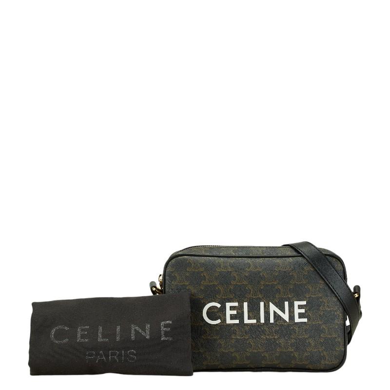 r*a様 CELINE トリオンフ　ブラック CELINE（セリーヌ） トリオンフ スクエア ショルダーバッグ ブラック