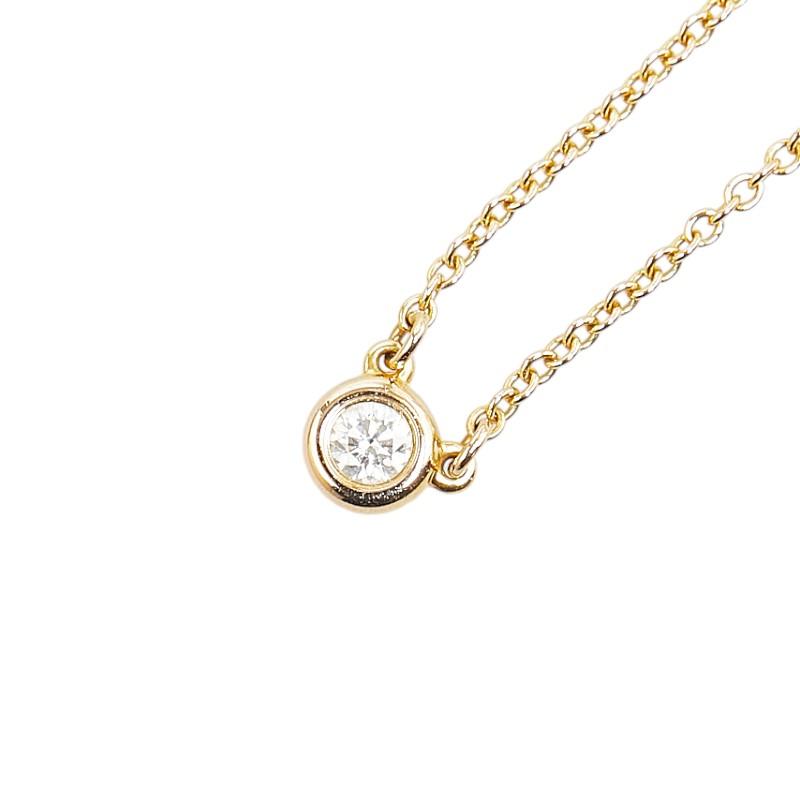 TIFFANY&Co. ティファニー バイザヤード ネックレス K18YG イエロー 