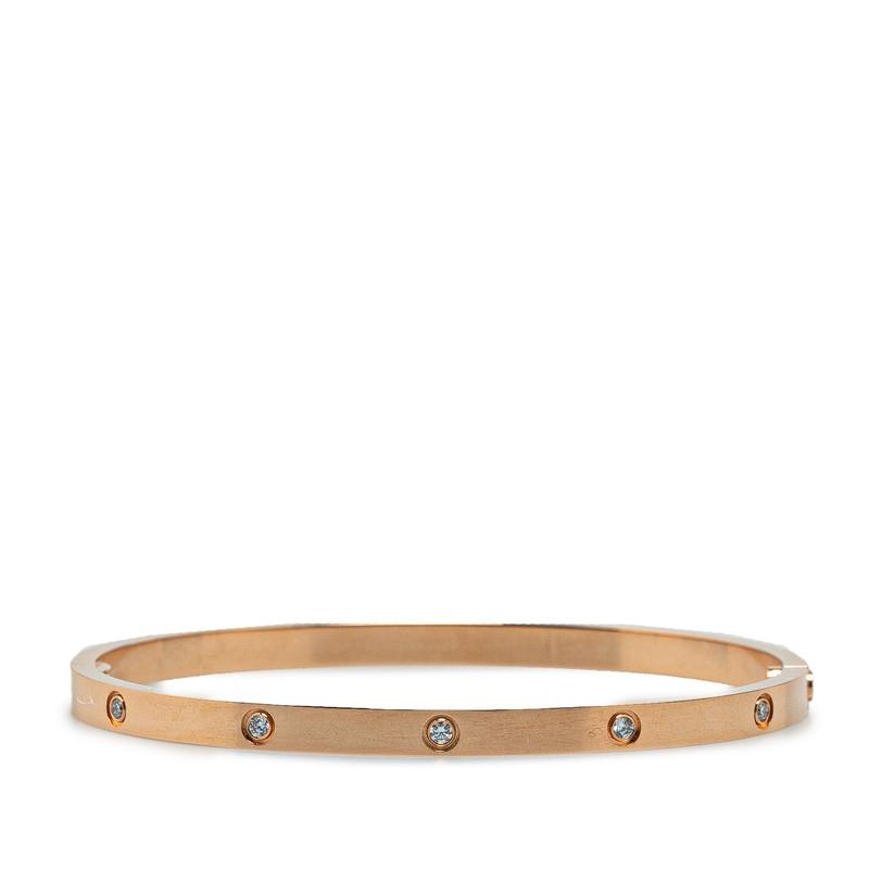 Cartier カルティエ ラブブレス 10P フルダイヤ LOVE ブレスレット 