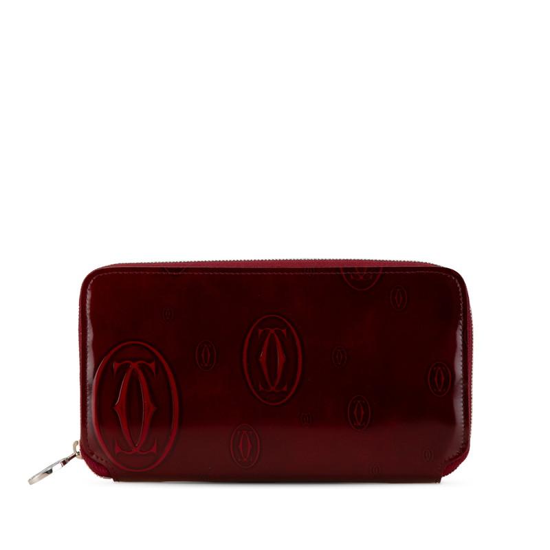 Cartier カルティエ ハッピーバースデー ラウンドファスナー 長 Cartier カルティエ ハッピーバースデー ラウンドファスナー 長