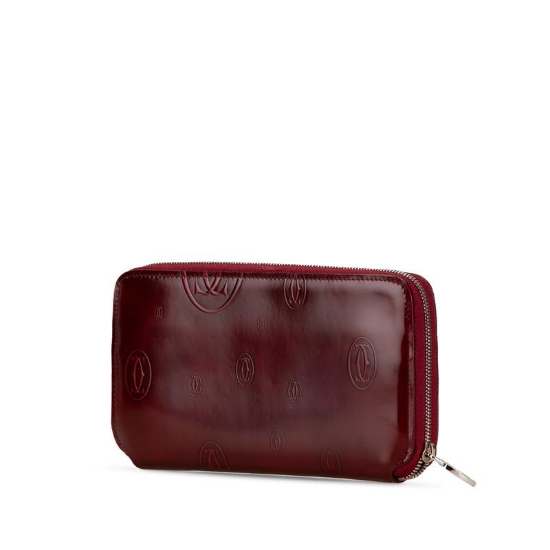 Cartier カルティエ ハッピーバースデー ラウンドファスナー 長 Cartier カルティエ ハッピーバースデー ラウンドファスナー 長