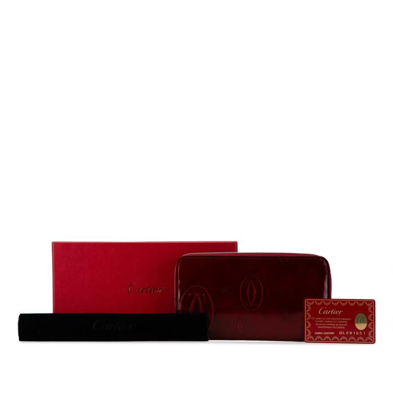 Cartier カルティエ ハッピーバースデー ラウンドファスナー 長 Cartier カルティエ ハッピーバースデー ラウンドファスナー 長