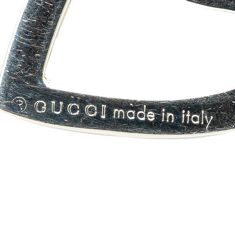 GUCCI グッチ ハート モチーフ フック スイング ピアス SV925 シルバー 