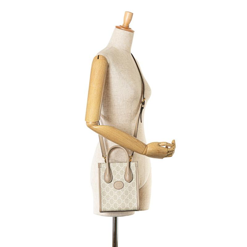 GUCCI グッチ GGスプリーム インターロッキングG ミニトート  